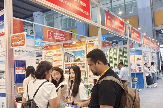 تسعى Shandong Ouyijia إلى الحصول على طلبات ثابتة في اليوم الأول من معرض كانتون - المواد اللاصقة الهيكلية ومانع التسرب الرغوي والمواد اللاصقة التي لا تحتوي على أظافر من SEIMEDA تضمن المشتريات بالجملة من المشترين في الخارج